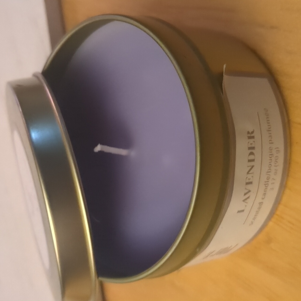 💜 Lavender Tin Scented Candle
